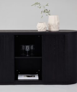 Køb Corps - Skænk i sort egefiner på MDF online billigt møbel