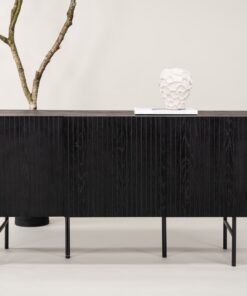 Køb Primas - Skænk i sort egefiner på MDF online billigt møbel