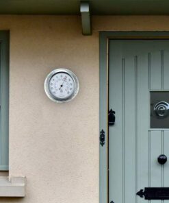 Køb Lily udendørs thermometer i sølvfarvet metal online billigt møbel