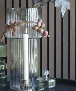 Køb Largo - Vase i mundblæst klar glas online billigt møbel