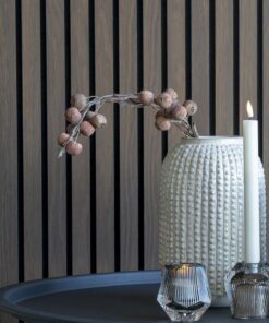 Køb Porto - Vase i mønstret beige keramik