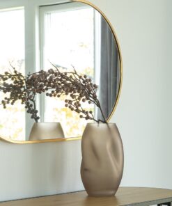 Køb Twist - Vase i mundblæst røgfarvet glas online billigt møbel
