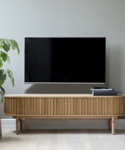 Køb Retiro - skænk-TV bord i eg med skydedøre online billigt møbel