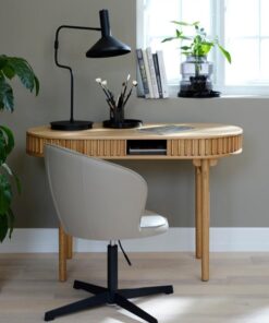 Køb Retiro - skrivebord i eg med opbevaring online billigt møbel