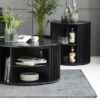 Køb Cartago - Sidebord - bar i sort eg online billigt møbel