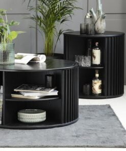 Køb Cartago - Sidebord - bar i sort eg online billigt møbel