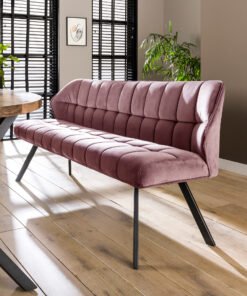 Køb Clapton - Bænk i 4 forskellige farver fløjl med længde 180 cm. Fløjl - pink online billigt møbel