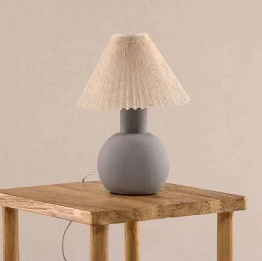 Køb Colmax- Bordlampe i grå beton online billigt møbel