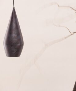 Køb Foster- Pendel i sten-look med en sort-brun patineret farve online billigt møbel