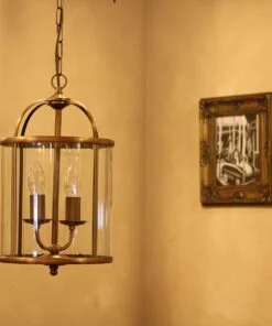 Køb Glamour - loftlampe i bronze og glas