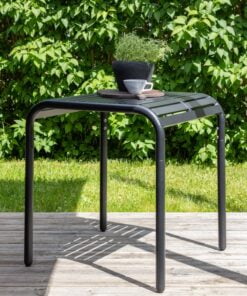 Køb Korfa - Cafebord i sort aluminium