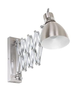 Køb Hardy - væglampe i tre metalfarver med sakseudtræk Metal - stål online billigt møbel