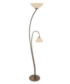 Køb Kosmos- Gulvlampe i stål eller bronze finish Metal - bronze online billigt møbel