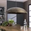 Køb Bertha - Loftlampe med stor metalskærm i antik bronze Levering med pære(r) online billigt møbel