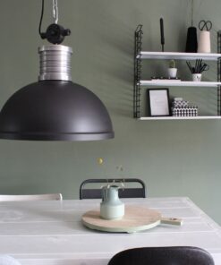 Køb Brooklyn - industriel loftlampe i sort metal online billigt møbel