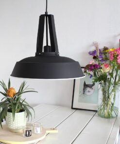 Køb Lefty - metal pendel i sort metal online billigt møbel