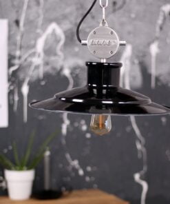 Køb Cabby - loftlampe i sort metal online billigt møbel