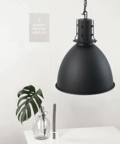 Køb Haro - Industriel loftlampe i sort metal online billigt møbel