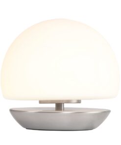 Køb Koba- bordlampe i glas med tre forskellige understel Glas og stål online billigt møbel