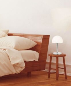 Køb Sinatra - Bordlampe i krom og glas online billigt møbel