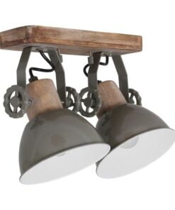 Køb Bates - spotlampe med to skærme i fem forskellige finish Metal - antracit online billigt møbel