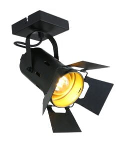 Køb Cinema - spotlampe i sort metal online billigt møbel