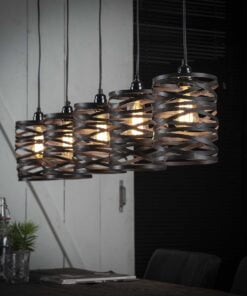 Køb Spindel - loftlampe med fem skærme Levering uden pære online billigt møbel