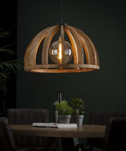 Køb Mangos - Loftslampe i massiv mangotræ Levering med pære(r) online billigt møbel