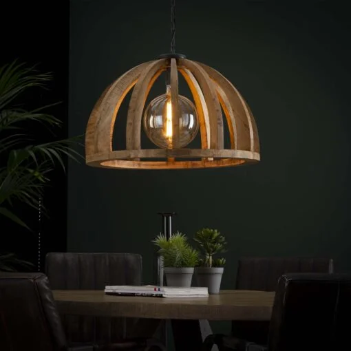 Køb Mangos - Loftslampe i massiv mangotræ Levering med pære(r) online billigt møbel
