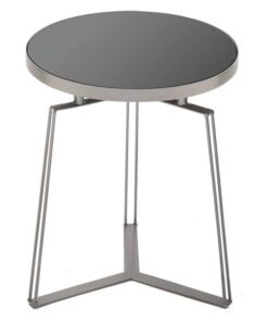 Køb Sofabord Zua Metal i hærdet glas (40 x 50 x 40 cm) online billigt møbel