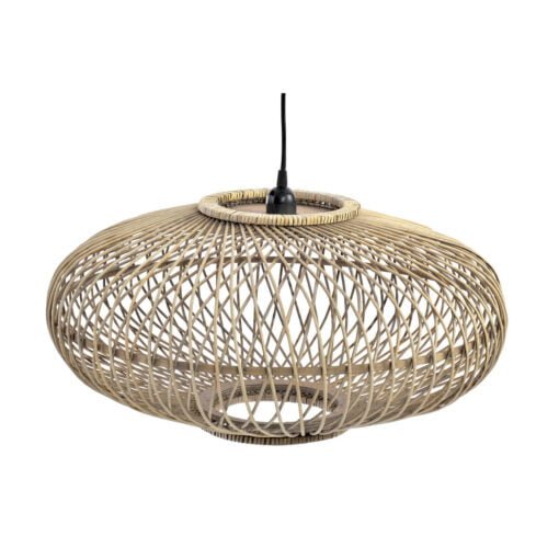 Køb Loftslampe Brun Bambus (56 x 56 x 28 cm) online billigt møbel