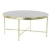 Køb Sofabord DKD Home Decor Krystal Stål (82 x 82 x 40 cm) online billigt møbel