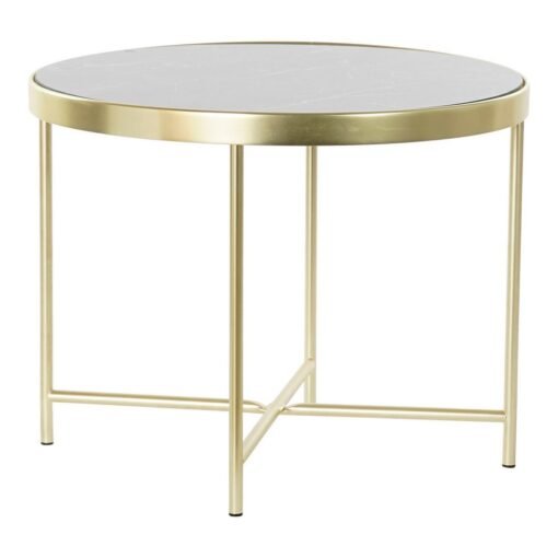 Køb Sidebord eller sofabord i glas og stål (60 x 60 x 46 cm) online billigt møbel