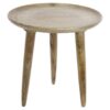 Køb Sofabord mangotræ brun (45.5 x 45.5 x 54.5 cm) online billigt møbel
