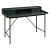 Køb Skrivebord sort træ med bagkant (120 x 60 x 89 cm) online billigt møbel