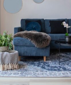 Køb Arona - Tæppe i blå polyester