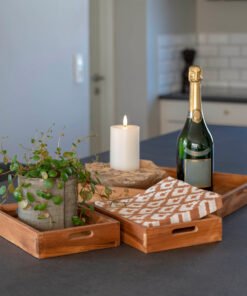 Køb Timur - Bakkesæt i teaktræ online billigt møbel