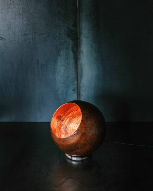 Køb Brun kobberlampe gulvlampe 35 cm Nej Nej online billigt møbel