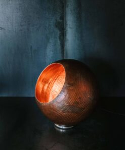 Køb Brun kobberlampe gulvlampe 50 cm Nej online billigt møbel