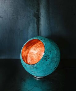 Køb Oxideret kobberlampe gulvlampe 50 cm Nej online billigt møbel