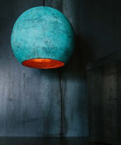 Køb Oxideret kobberlampe 45 cm 3 meter sort (+DKK 0) Nej Nej online billigt møbel