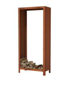 Køb Brændeholder 40x80x180 cm cortenstål online billigt møbel
