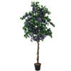 Køb Bougainvillea kunsttræ 180 cm med lavendelfarvede blomster online billigt møbel