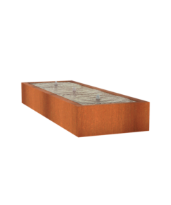 Køb Springvand cortenstål 300 x 100 cm højde 40 cm online billigt møbel