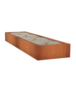 Køb Springvand cortenstål 400 x 100 cm højde 40 cm online billigt møbel