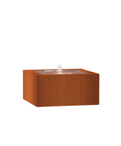 Køb Springvand cortenstål 80 x 80 cm højde 40 cm online billigt møbel