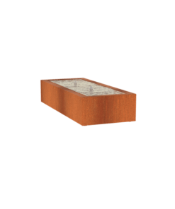 Køb Springvand cortenstål 200 x 80 cm højde 40 cm online billigt møbel