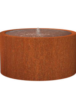 Køb Springvand cortenstål rund Ø145 cm højde 75 cm online billigt møbel