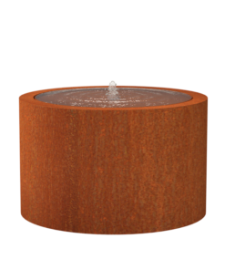 Køb Springvand cortenstål rund Ø120 cm højde 75 cm online billigt møbel