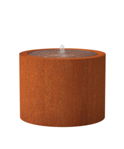 Køb Springvand cortenstål rund Ø100 cm højde 75 cm online billigt møbel